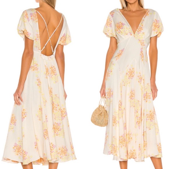 Free People Dresses & Skirts - NWT Free People Laura Printed Floral Maxi Dress